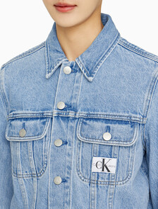 Buy 여성 크롭 90'S 데님 자켓 in color CHALKY BLUE
