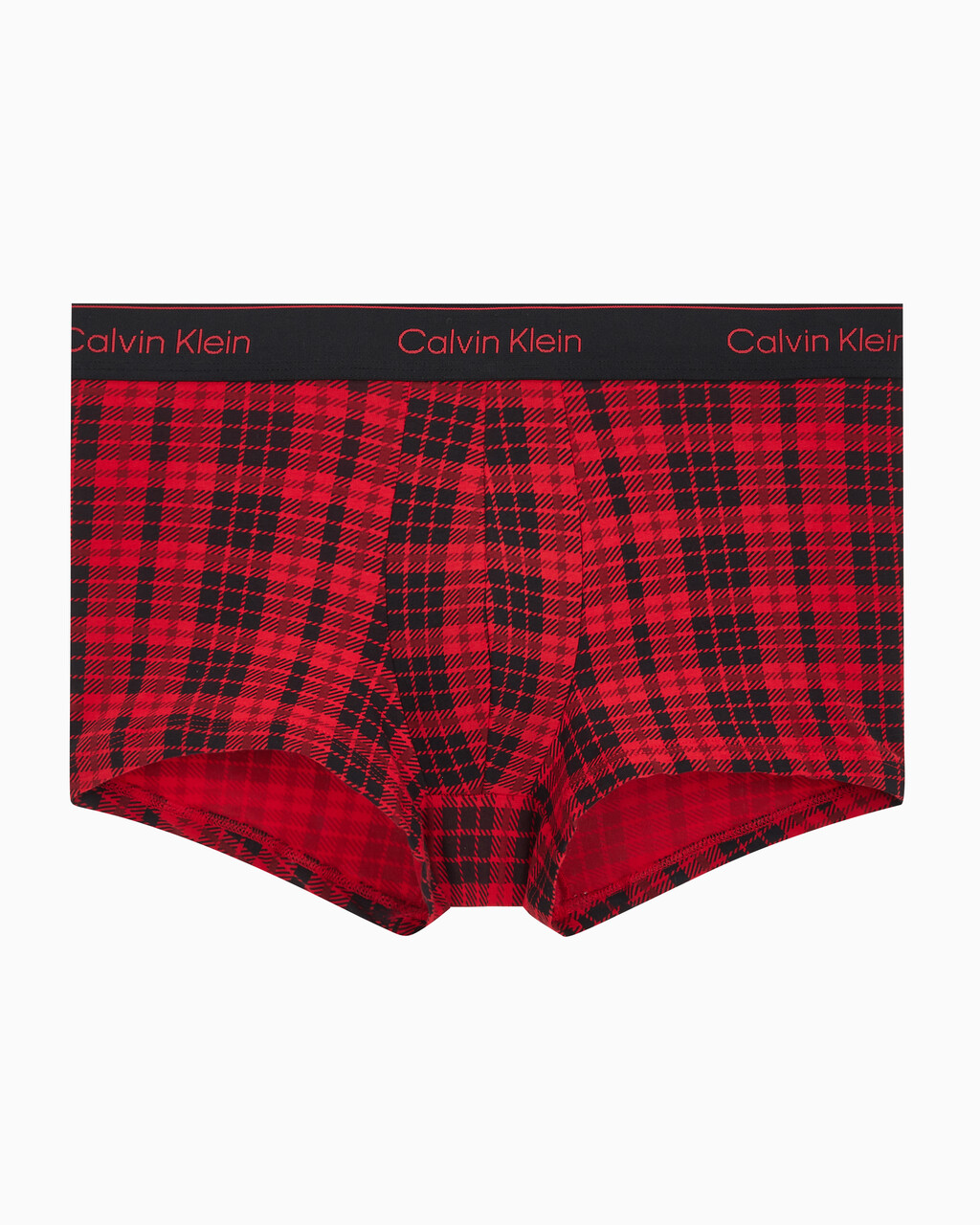 Buy 남성 모던코튼 홀리데이 패션 트렁크 in color RED/BLACK