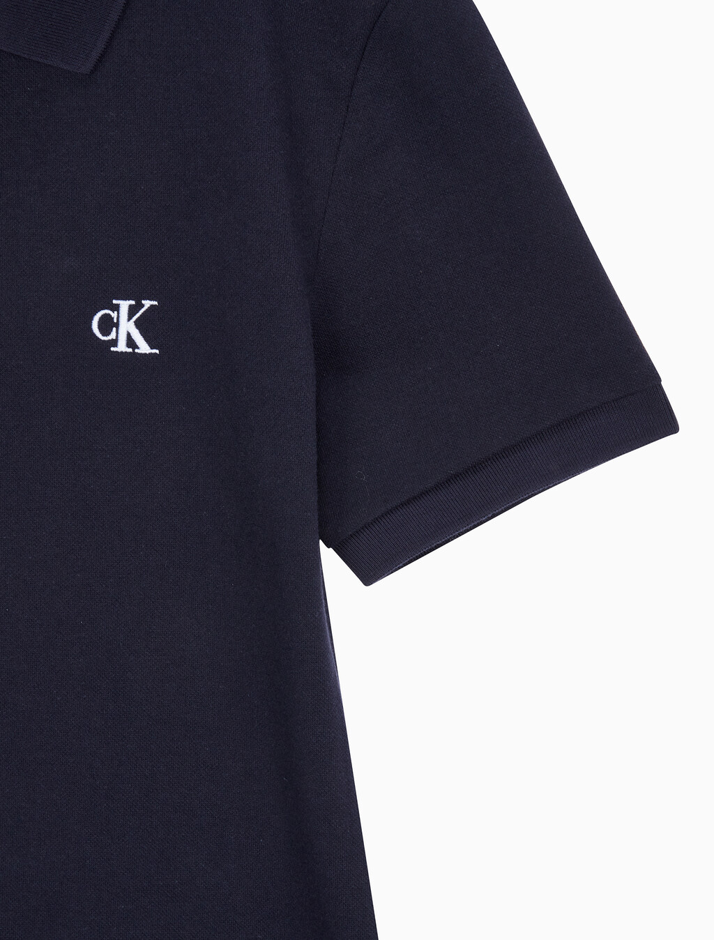 Buy 여성 CK 로고 폴로 반팔 원피스 in color NIGHT SKY