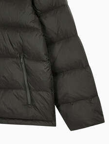 Buy 남성 나일론 집업 후드 다운 푸퍼 자켓 in color CHARCOAL