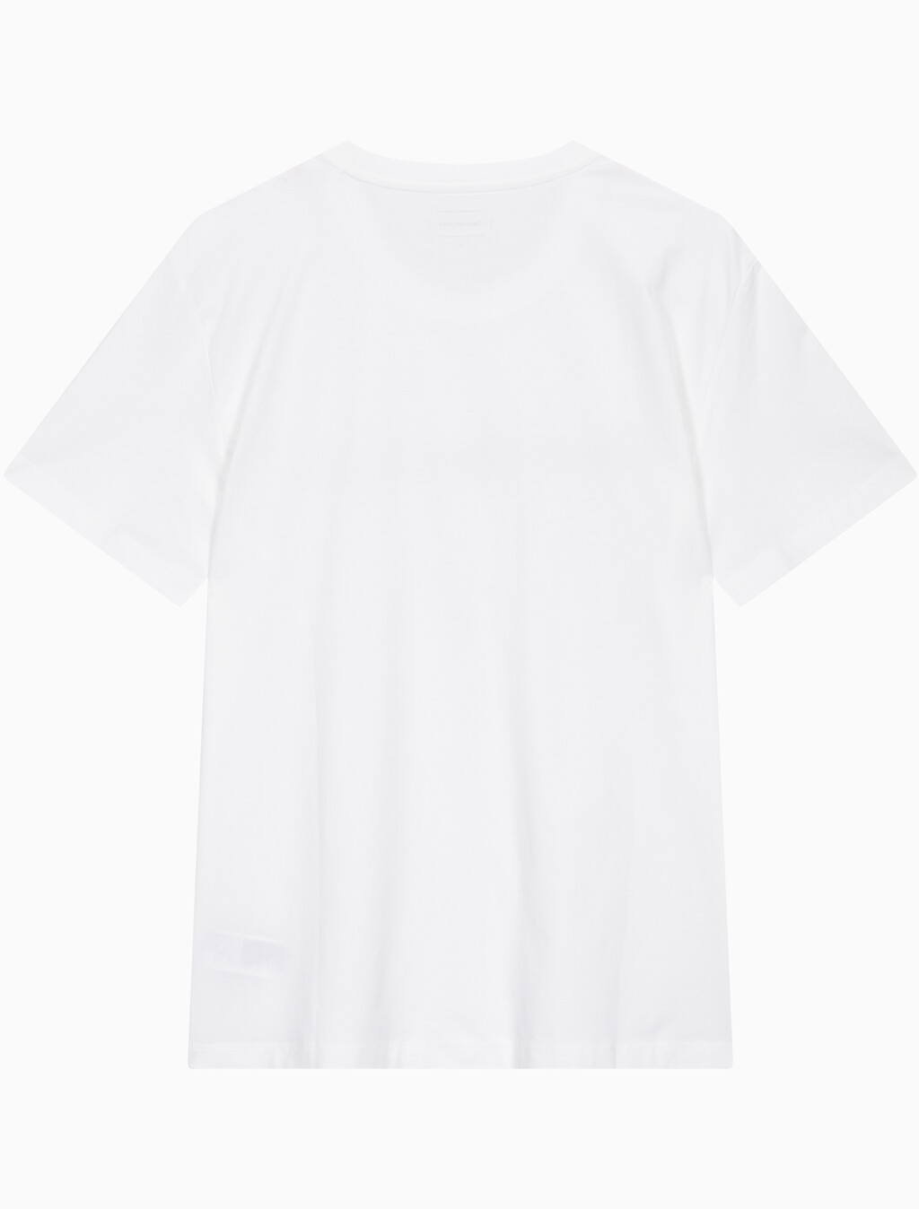 Buy 남성 레귤러핏 인스티튜셔널 로고 반팔 티셔츠 in color BRIGHT WHITE
