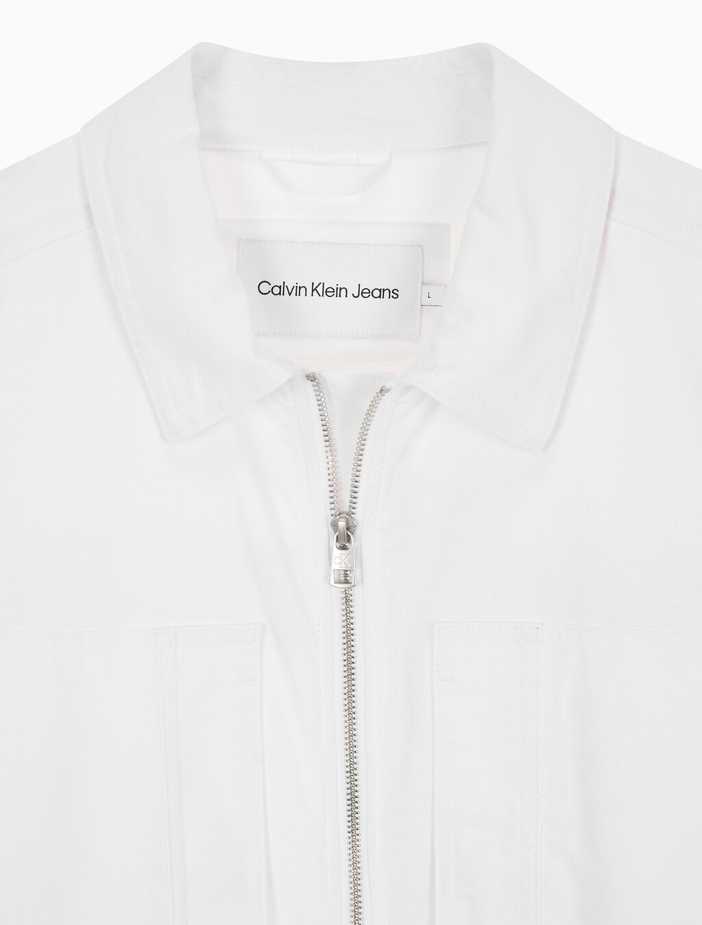 Buy 남성 쿨링 린넨 셔츠 자켓 in color BRIGHT WHITE