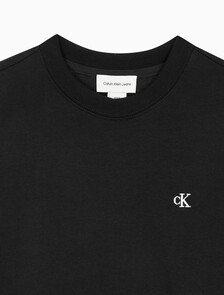 Buy 여성 아카이브 로고 크루넥 티셔츠 in color BLACK