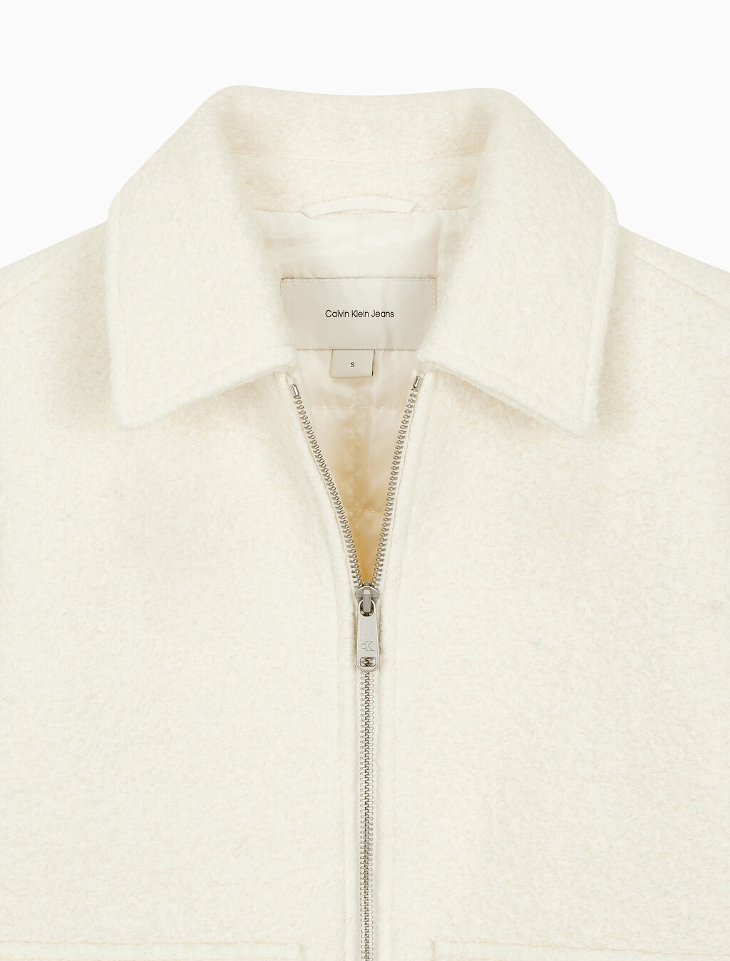 Buy 여성 울 숏자켓 in color WHITE