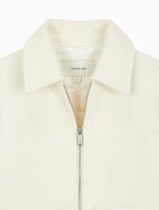 Buy 여성 울 숏자켓 in color WHITE
