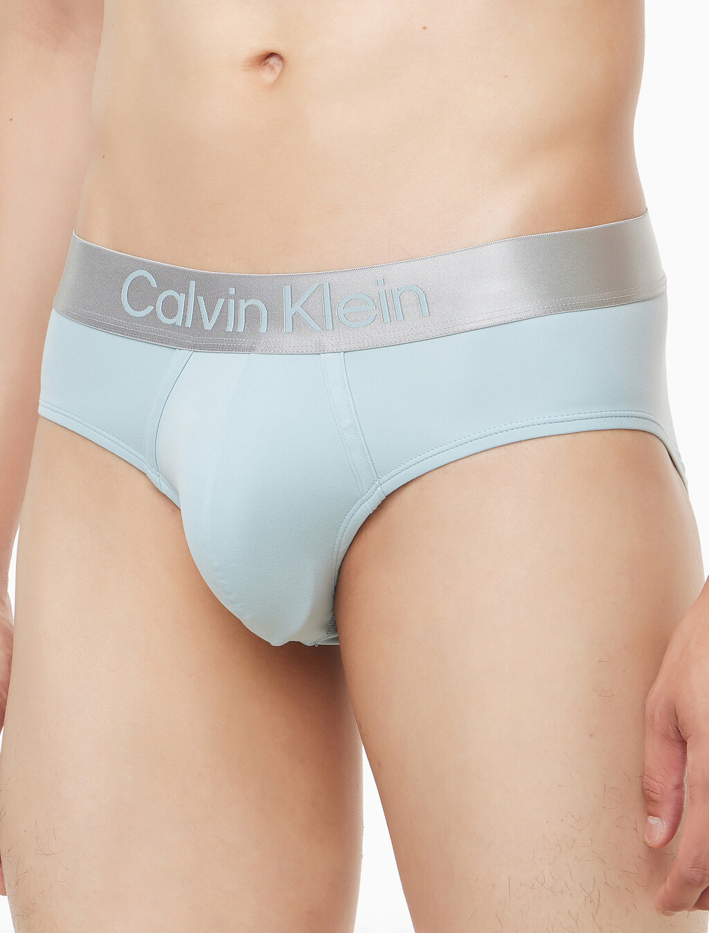 Buy 남성 브러시드 마이크로파이버 스트레치 힙브리프 in color Light Blue