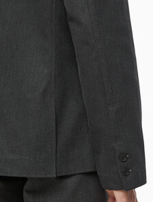 Buy 남성 롱슬리브 언라인드 스트럭쳐 블레이저 in color CHARCOAL