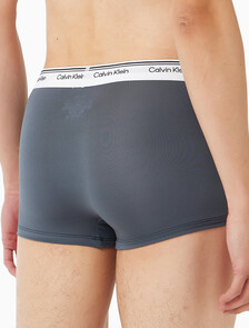 Buy 남성 마이크로파이버 스트레치 밸런스 로우 라이즈 트렁크 3PK in color Black / Charcoal / Black