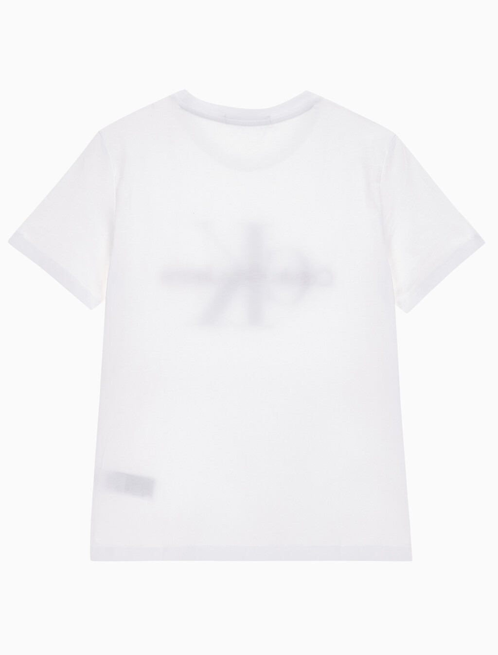 Buy 여성 스트레이트핏 모노그램로고 크루넥 반팔 티셔츠 in color BRIGHT WHITE