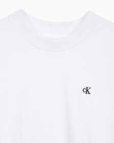 Buy 여성 릴렉스핏 아카이브 로고 크루넥 반팔 티셔츠 in color BRILLIANT WHITE