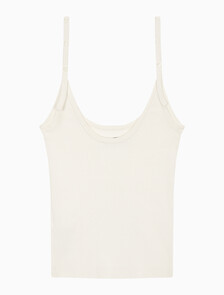 Buy 여성 버튼 디테일 스웨터 탱크 탑 in color WHITE