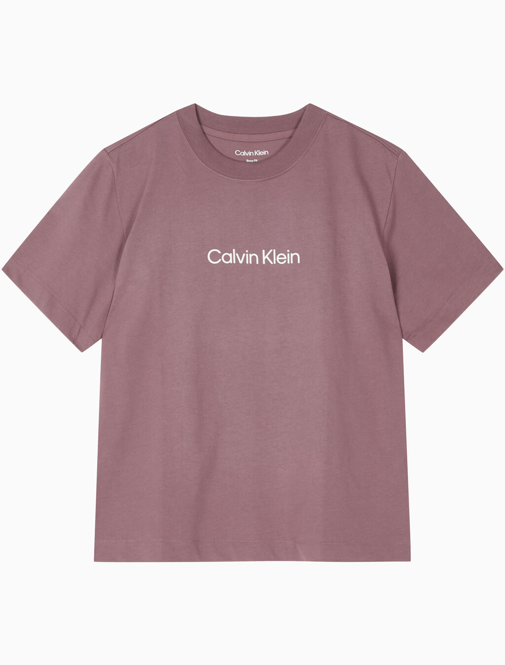 Buy 여성 릴렉스드 스탠다드로고 크루넥 반팔 티셔츠  in color CAPRI ROSE