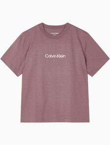 Buy 여성 릴렉스드 스탠다드로고 크루넥 반팔 티셔츠  in color CAPRI ROSE