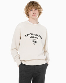 Buy 남성 커브 1978 로고 크루넥 스웨트셔츠 in color BLUR FLORAL_BLACK