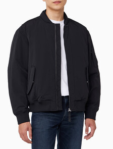 Buy 남성 릴렉스핏 패디드 기능성 봄버 자켓 in color CK BLACK