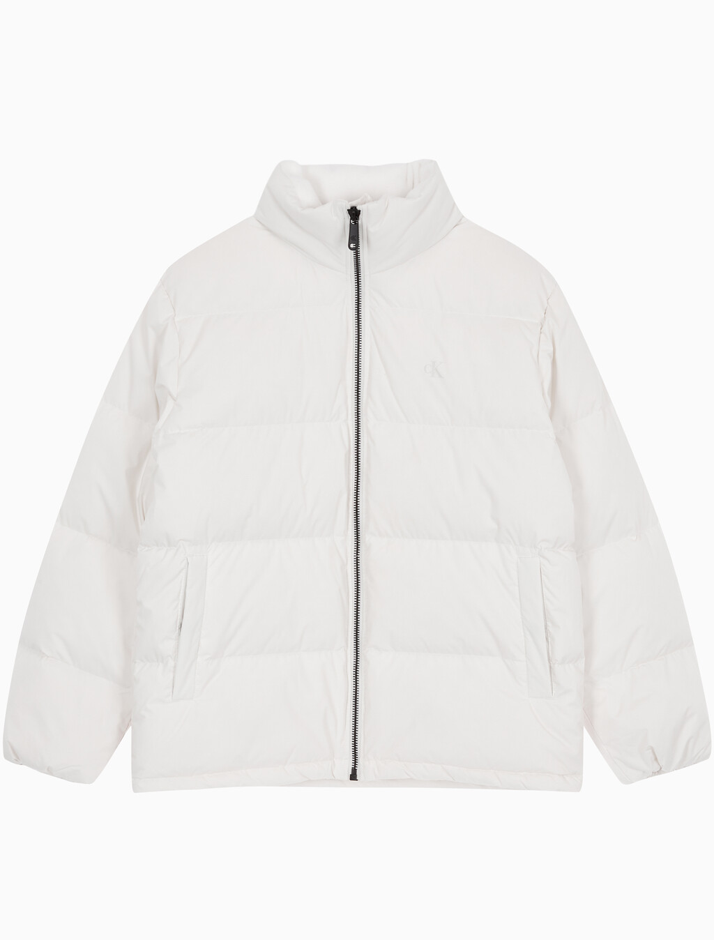 Buy 남성 베이직 에센셜 다운 푸퍼 자켓  in color WHITE