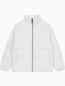Buy 남성 베이직 에센셜 다운 푸퍼 자켓  in color WHITE