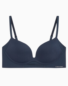 Buy 여성 인비저블 AF 푸쉬업 플런지 브라 in color BLUEBERRY