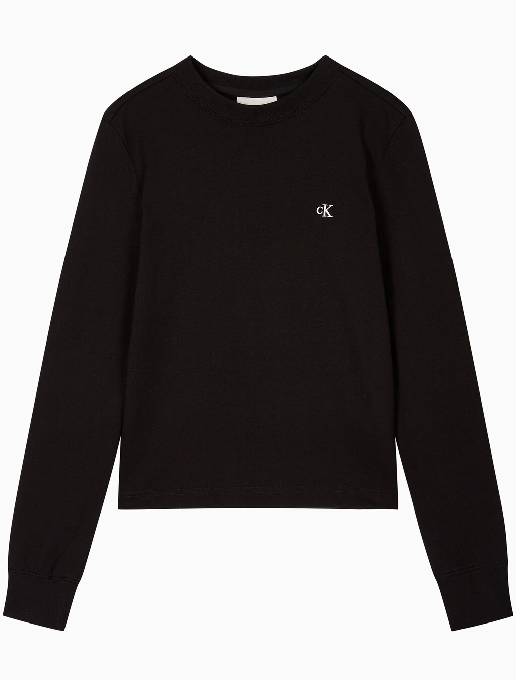 Buy 여성 L/S 아카이브 로고 크루넥 티셔츠 in color BLACK