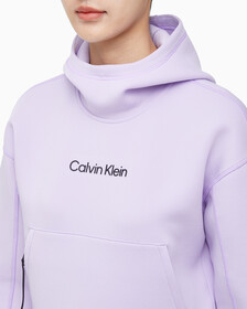 Buy 여성 릴렉스핏 크롭 후디 in color BRILLIANT WHITE