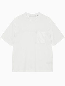 Buy 남성 릴렉스핏 기능성 포켓 반팔 티셔츠 in color BRIGHT WHITE