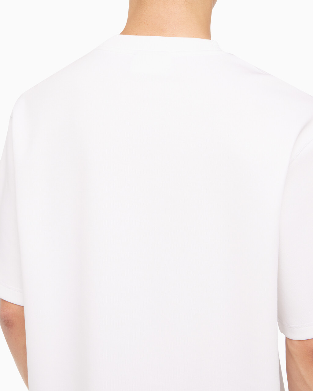 Buy 남성 릴렉스핏 인스티튜셔널 로고 반팔 스웨트셔츠 in color BRIGHT WHITE