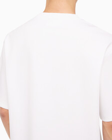 Buy 남성 릴렉스핏 인스티튜셔널 로고 반팔 스웨트셔츠 in color BRIGHT WHITE