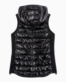 Buy 여성 슬림핏 다운 베스트 in color BLACK