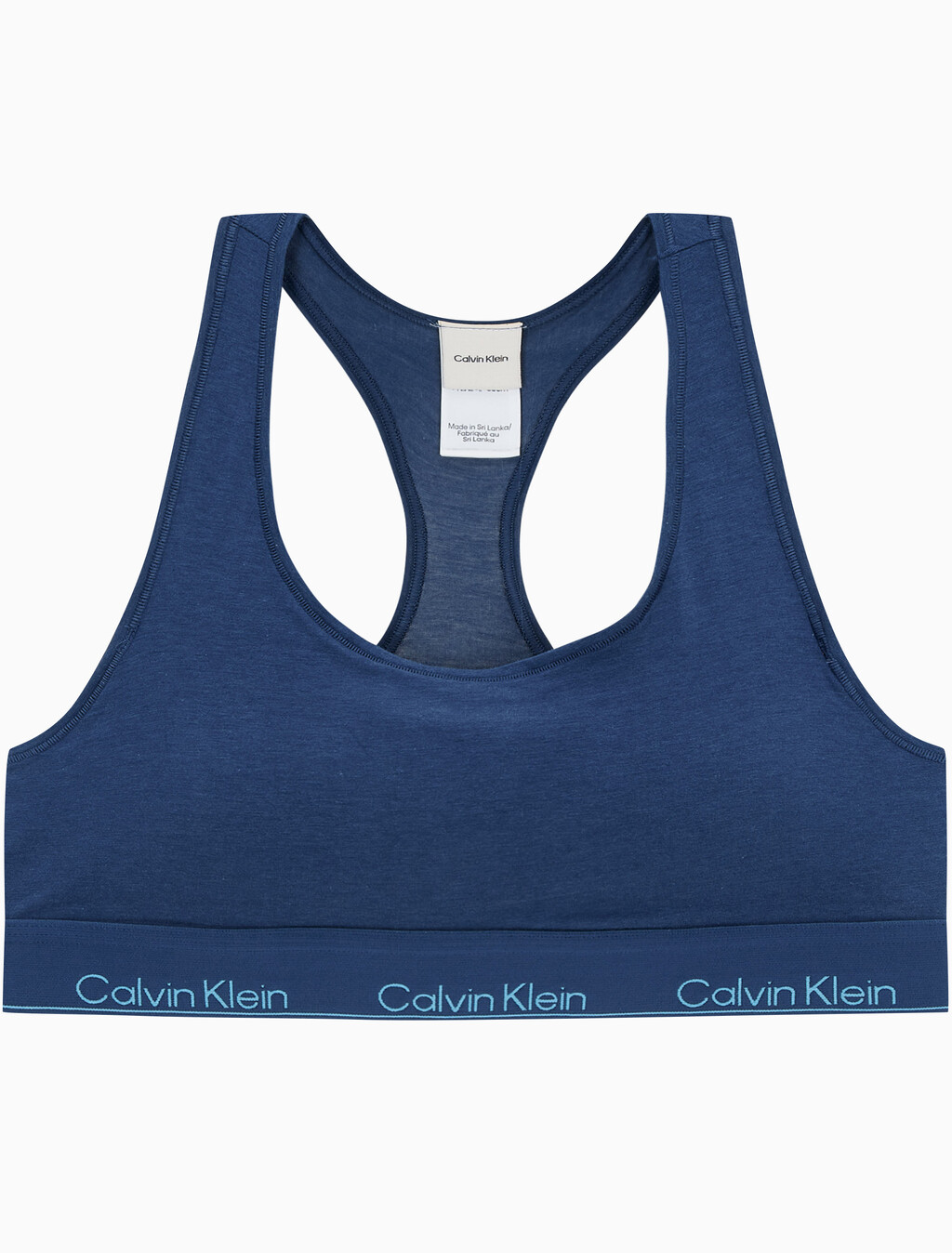 Buy 여성 아이콘 코튼 모달 AF 레이서백 브라렛 in color Dark Blue