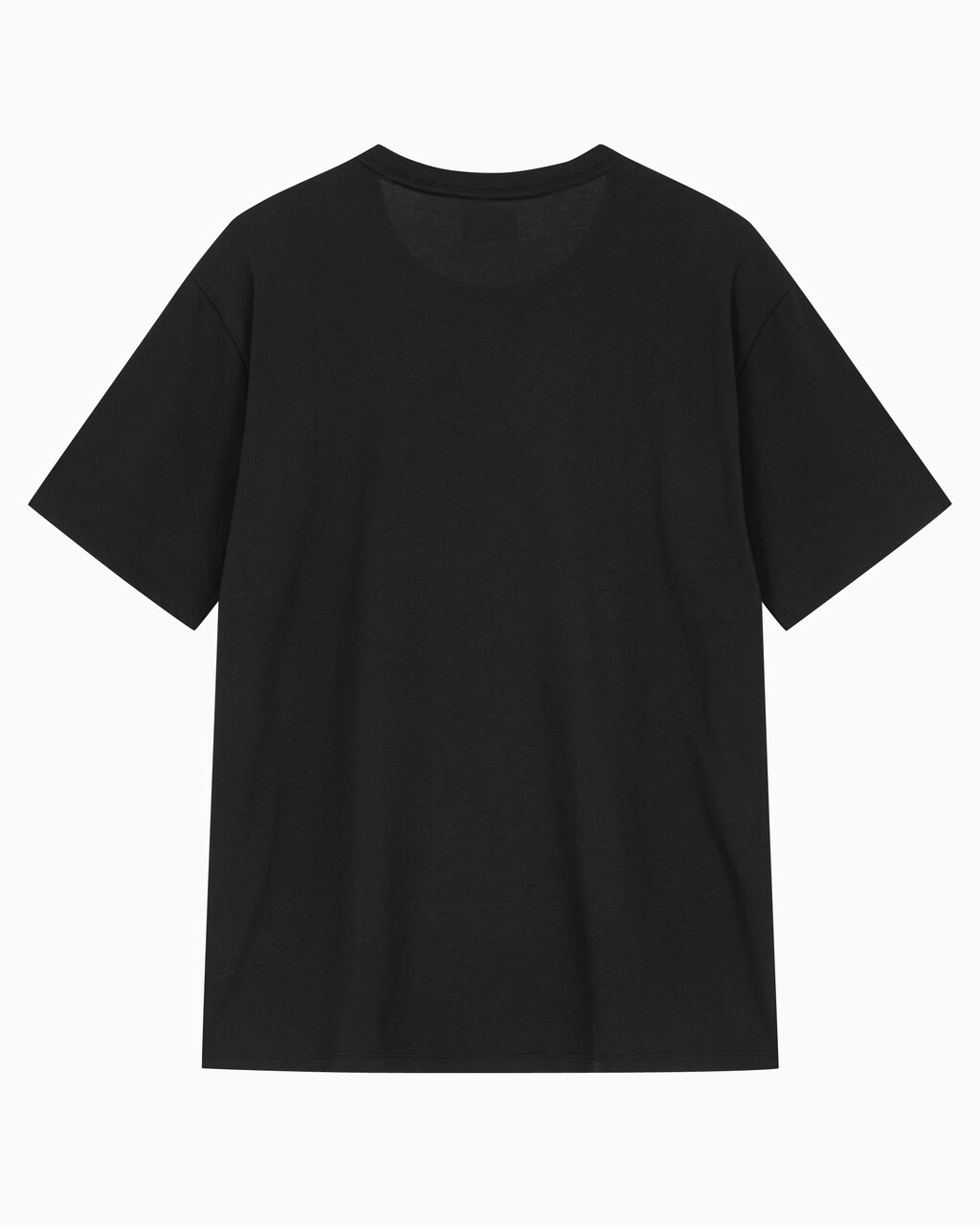 Buy 남성 레귤러 핏 에센셜 볼드 로고 반팔 티셔츠 in color BLACK