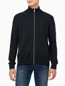 Buy 남성 에센셜 스웨터 가디건 in color CK BLACK