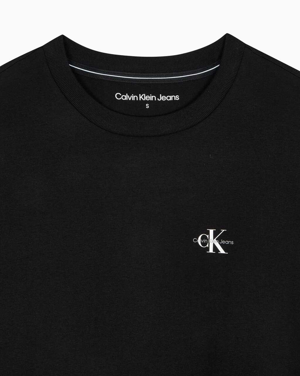 Buy 여성 레귤러핏 모던로고 2PK 반팔 티셔츠 in color CK BLACK