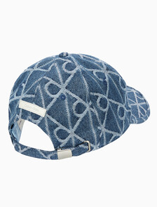 Buy 남녀공용 엠블럼 자카드 데님 볼캡 in color Denim JQD Medium Wash