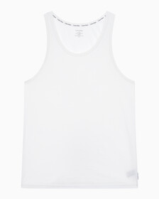 Buy 남성 모던 코튼 3PK 탱크 in color WHITE