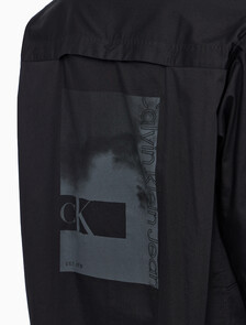 Buy 남성 그래픽 옥스포드 우븐 셔츠 in color CK BLACK