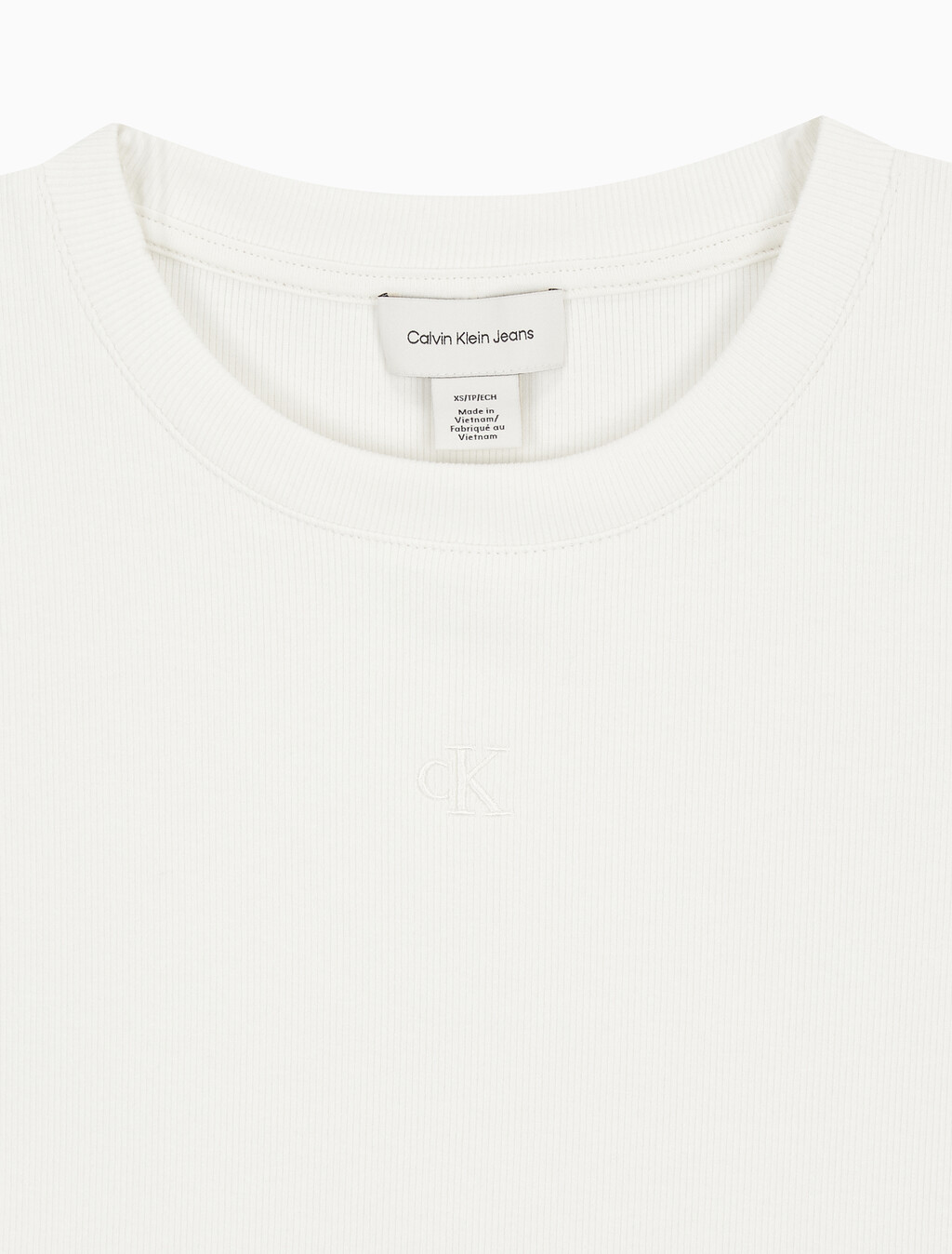 Buy 여성 컷아웃 립 탑 in color TOFU