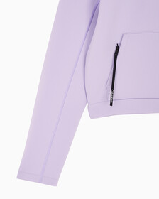 Buy 여성 릴렉스핏 크롭 후디 in color BRILLIANT WHITE