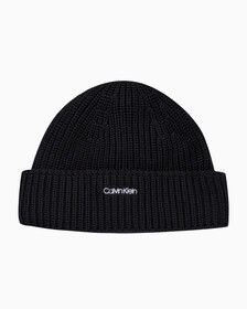 Buy 남녀공용 CK 로고 닥터 비니 in color BLACK