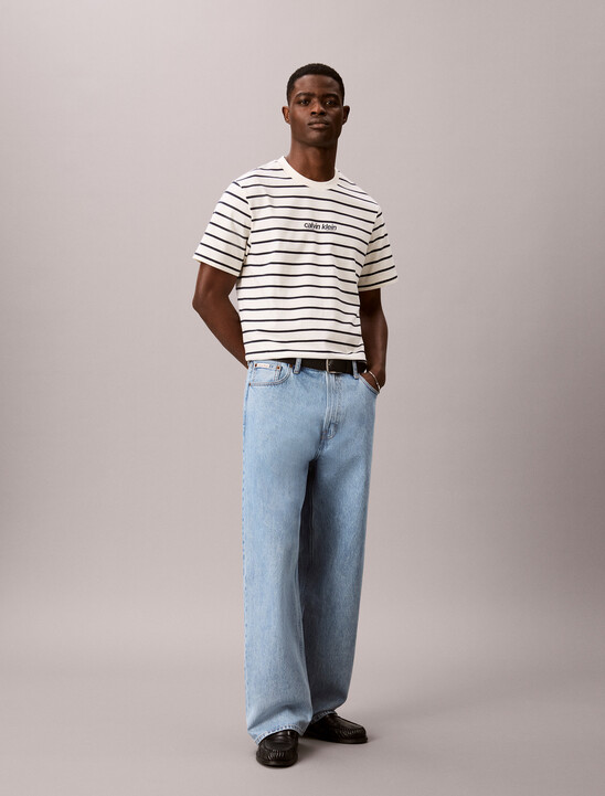 스트라이프 이지 올나잇 로고 티