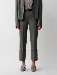 Buy EVA WOMENS TROUSERS in color CHARCOAL