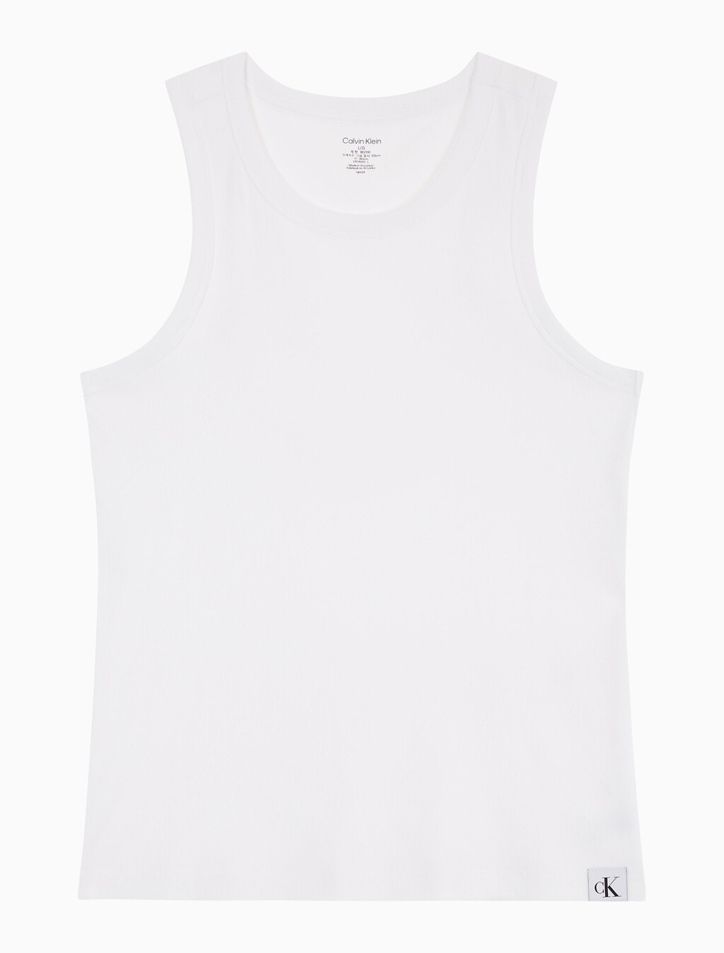 Buy 남성 코튼 스트레치 탱크탑 in color WHITE