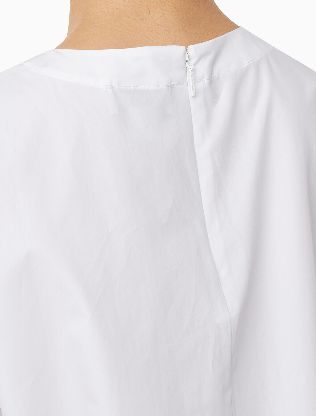 Buy 여성 캐주얼 오프 바디 셔츠 드레스 in color BRILLIANT WHITE