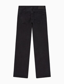 Buy 남성 바디핏 블랙 이탈리안 데님 in color WASHED BLACK LOGO LACE