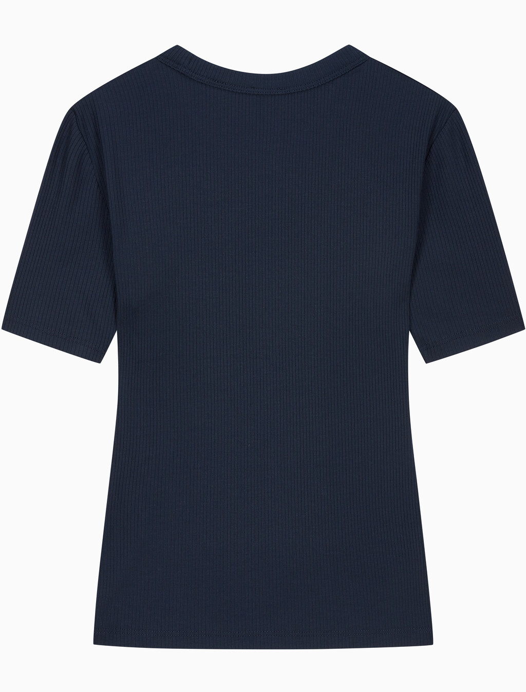 Buy 여성 모달 립 반팔 티셔츠 in color DARK SAPPHIRE