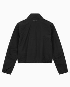 Buy 여성 CK 애슬레틱 레귤러 핏 기능성 반집업 아노락 in color BLACK