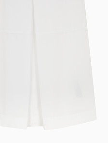 Buy 여성 포플린 심플 캐주얼 드레스 in color BRILLIANT WHITE