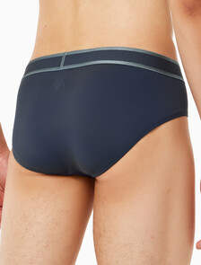 Buy 남성 CK 토널 로고 마이크로 힙브리프 in color NAVY