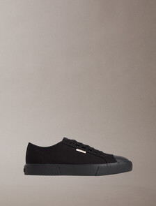 Buy 남성 알바로 레이스업 캔버스 스니커즈 in color BLACK