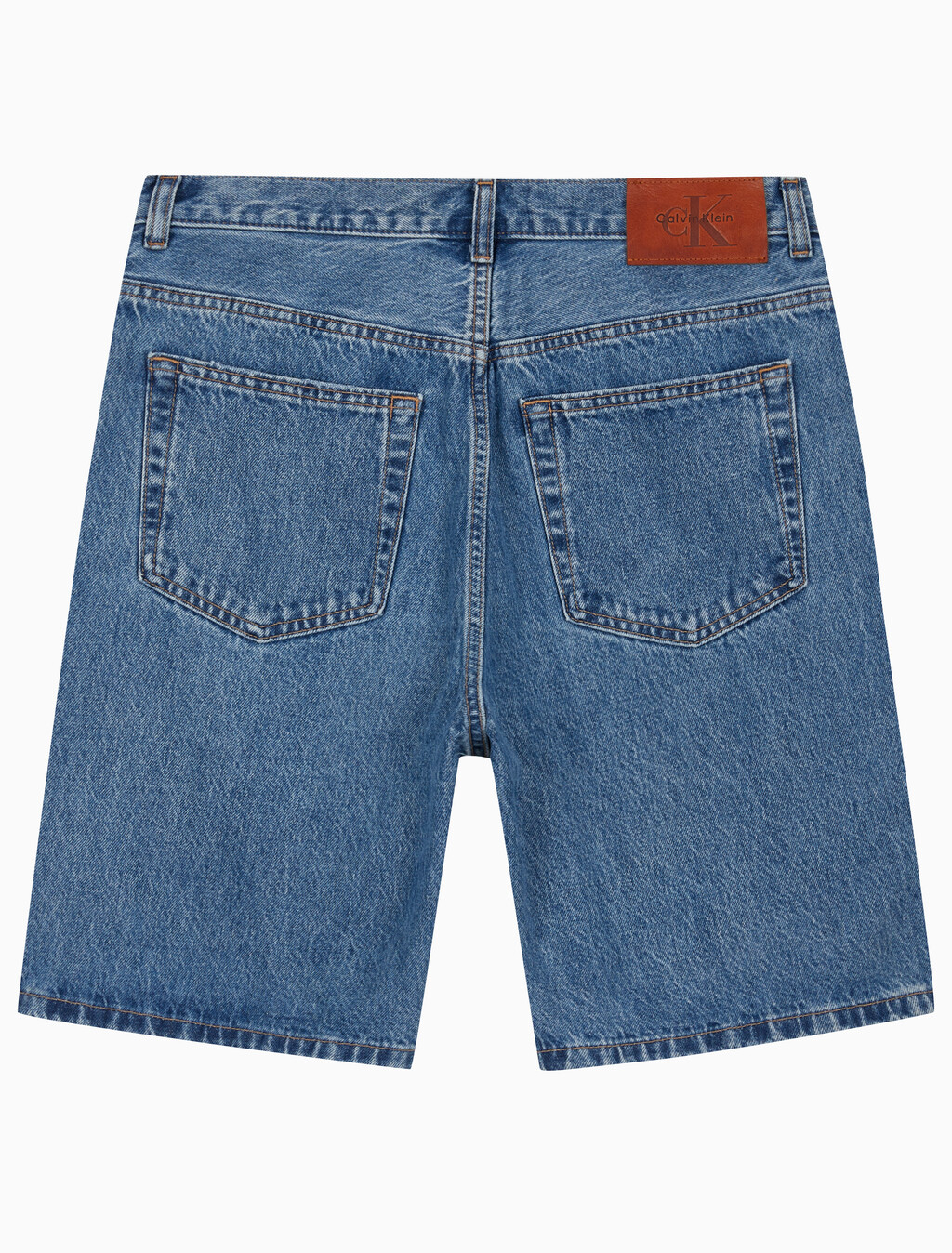Buy 남성 스트레이트핏 90's 미드블루 데님 쇼츠 in color MID BLUE STONE
