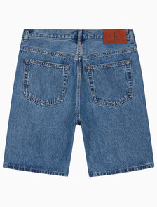 Buy 남성 스트레이트핏 90's 미드블루 데님 쇼츠 in color MID BLUE STONE